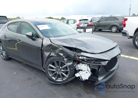 2019 Mazda Mazda3 Premium Package из США, поврежденный, VIN JM1BPANM3K1140563